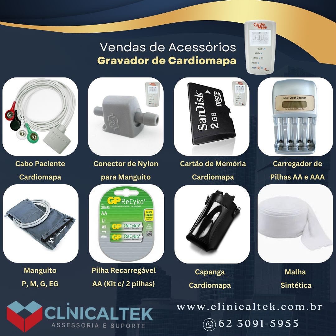 Acessórios para CardioMapa